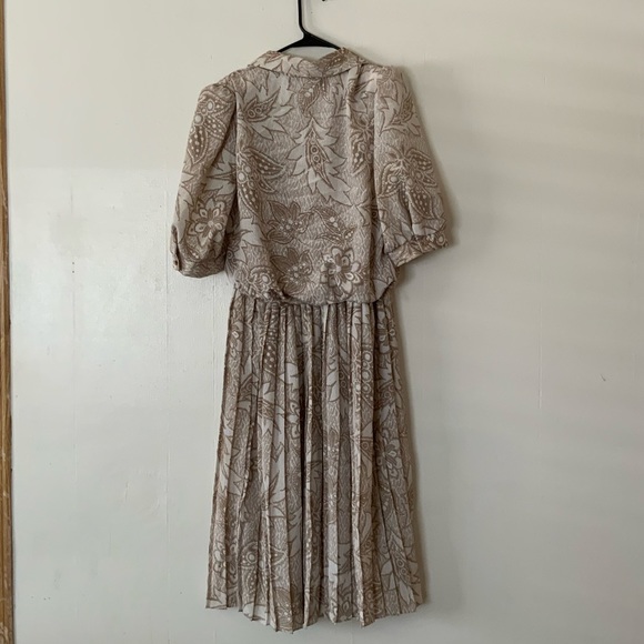 VINTAGE breli originals scarf front grandma dress - Picture 2 of 8